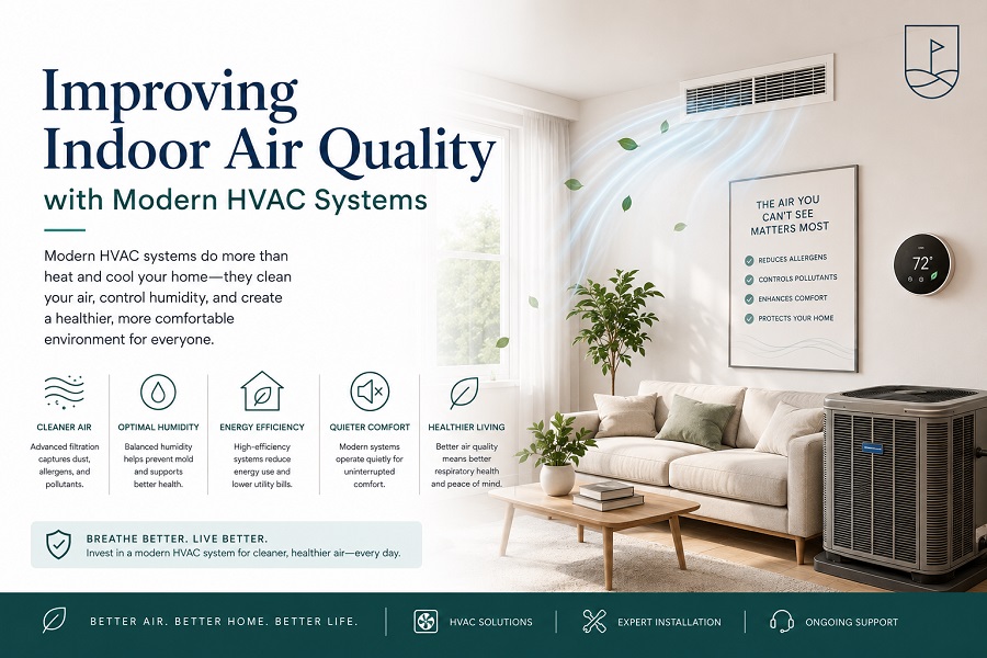 Improving Indoor Air Quality with Modern HVAC Systems